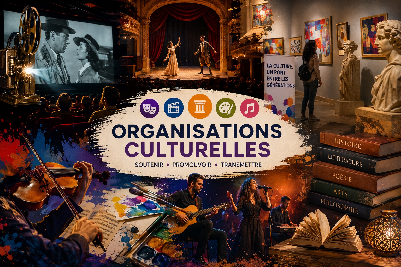 5. 🎭 Organisations Culturelles